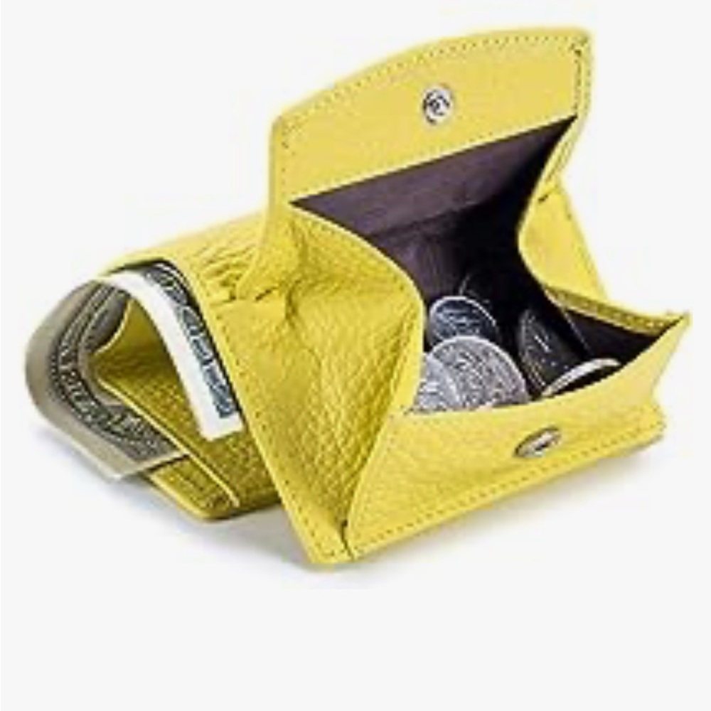 NWOT Unisex Anti-Credit Card Fraud Folding Mini Wallet, Vegan